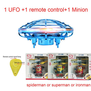 Mini Drone Anti-collision Flying Helicopter Magic Hand UFO Ball Aircraft Sensing Induction Drone Kids Electric Electronic Toy