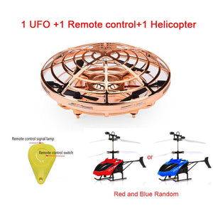 Mini Drone Anti-collision Flying Helicopter Magic Hand UFO Ball Aircraft Sensing Induction Drone Kids Electric Electronic Toy